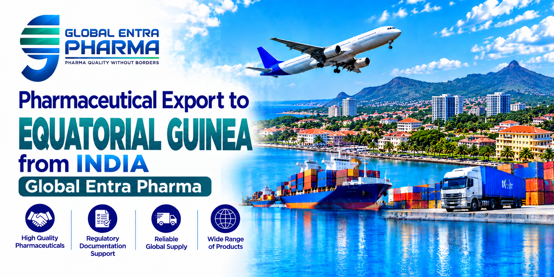 Pharmaceutical Export to Equatorial Guinea from India